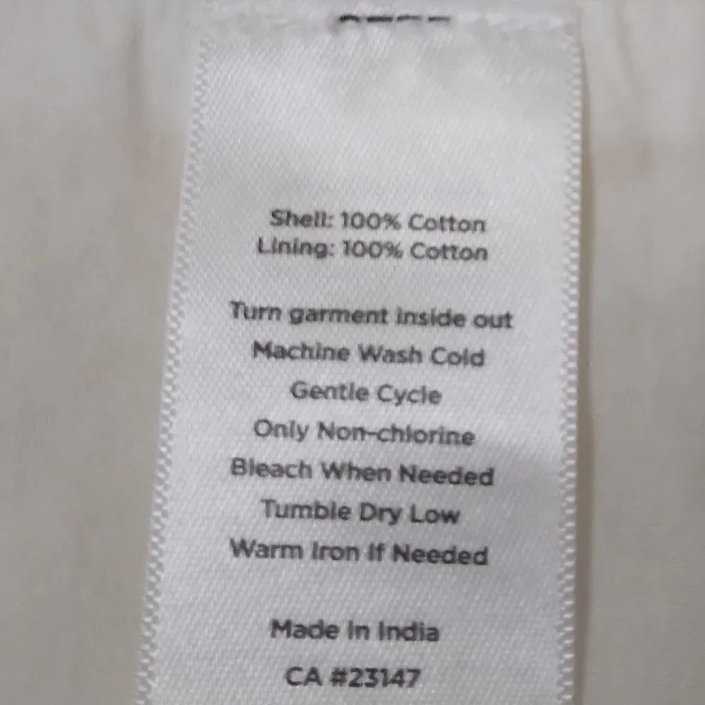 Talbots | Embroidered Eyelet Sheath Sleeveless Ivory White Dress | Size 18 - Picture 13 of 13